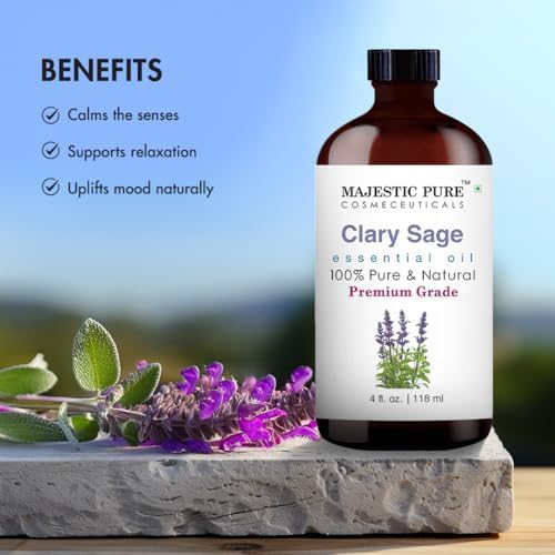 Majestic Pure Clary Sage Essential Oil for Diffuser - 4 Fl Oz - Image 2