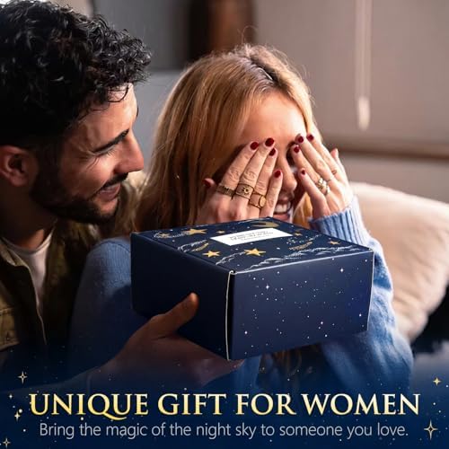 Suhctuptx Birthday Gifts for Women, Mothers Day Gifts for Mom, Starry Sky Spa Gift Basket with Universe Necklace, Self Care Gift Set for Her, Teacher Appreciation Gifts, Wife Sister Friend Boss Lady - Image 3