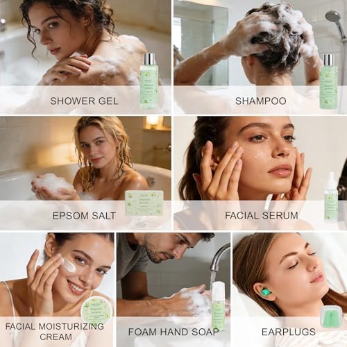 30 Pcs Bergamot Jasmine Spa Gift Basket for Women & Men, Bath & Body Gifts - Image 6