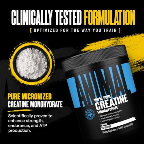 Animal Creatine Monoydrate Powder for Men & Women | Unflavored 300g - Image 5