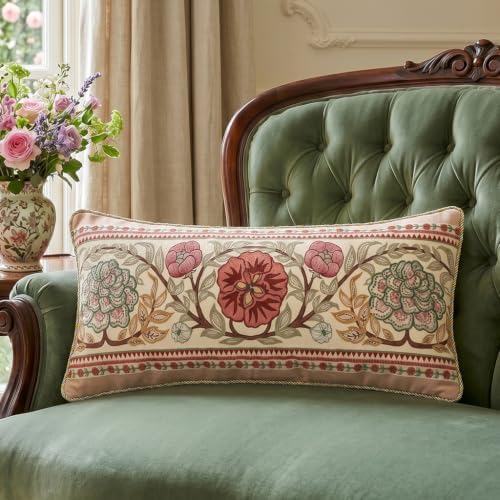 patdrea Designer Velvet Throw Pillow Cover,Set of 2,12"x28"-Kulom C - Image 2