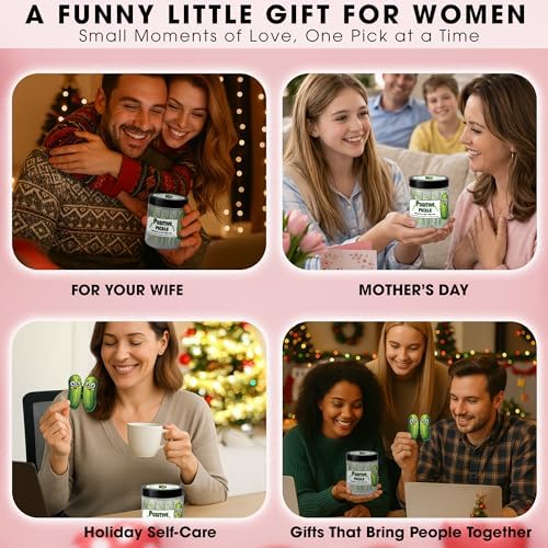 Positive Pickle Jar - 60 Positive Affirmation Cards, Pickle Gifts for Women, Coworkers, Teachers, Friends, Birthday Gift for Womens, Teacher Appreciation Gifts, for Mom - Image 6