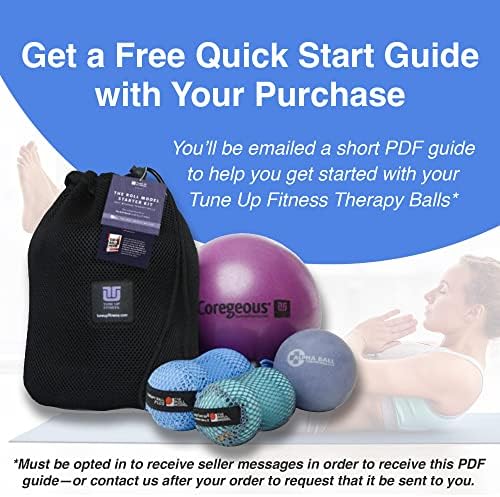 Tune Up Fitness – Therapy Ball PLUS Pair in Tote | Lacrosse Ball Upgrade - Massage Therapy Balls for Myofascial Release | Neck, Lower Back Pain, Sciatica, Shoulder Tension Relief, Physical Therapy - Image 5