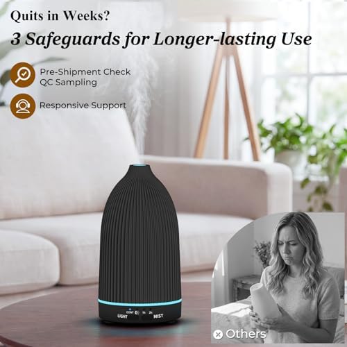 URPOWER 150mL Essential Oil Diffuser Ultrasonic Cool Mist Humidifier - Image 6