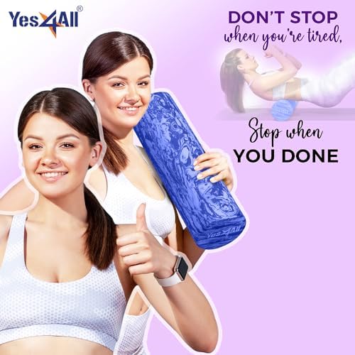 Yes4All EVA Firm Foam Roller for Back - Round Back Roller for Exercise, Yoga & Pilates 12/18/24/36 inch - Image 5