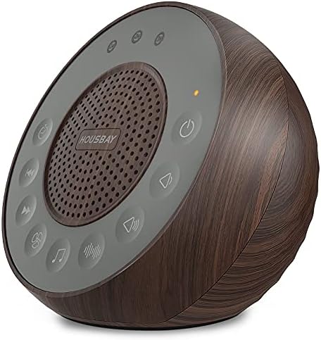 HOUSBAY Sound Machine White Noise for Sleep with Wood Grain by HOUSBAY