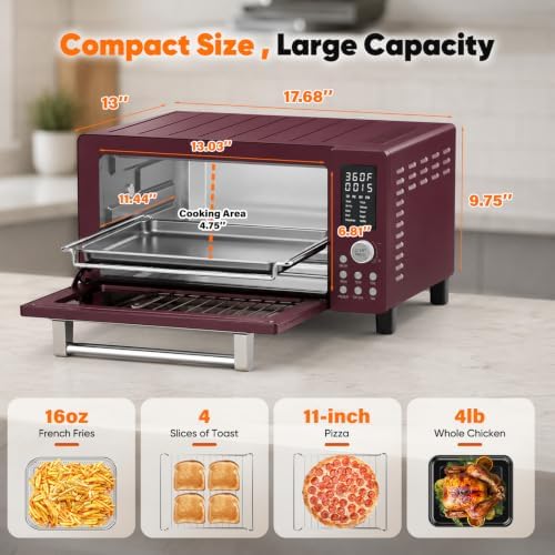 Nuwave Bravo Pro Convection Air Fryer Toaster Oven Combo - Image 2