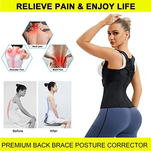 URSEXYLY Back Brace For Women Waist Trainer Adjustable Posture Corrector - Image 3