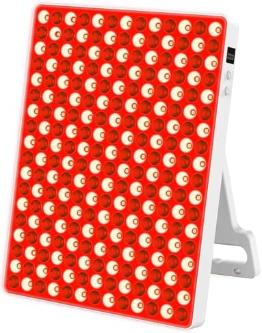 Red Light Therapy with Timing and 180° Adjustable Stand, Deep 660/850nm Near Infrared& Red Light Therapy Panel for Face Body, Skin Care, Home LED Therapy Lamp for Pain Relief of Muscles Joints,234LEDs by Aptoyu
