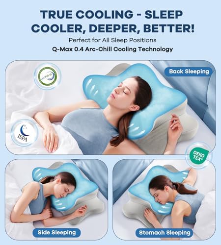 DONAMA Contour Cervical Neck Pillow for Neck Pain Relief - Image 5