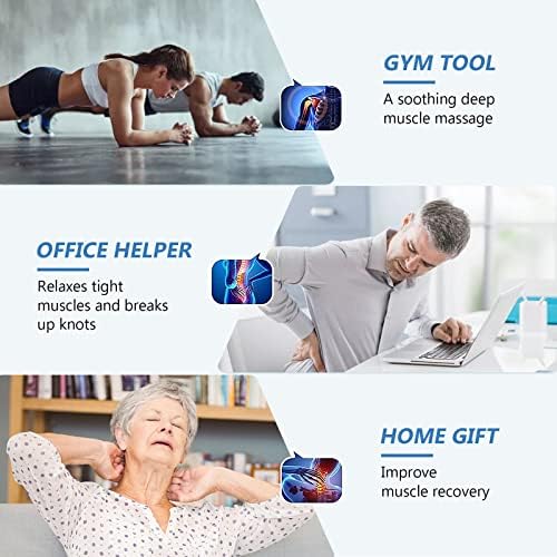 Massage Roller Ball, Neck Massager for Pain Relief, Deep Tissue Massage Tool, Sore Muscle Relief, Lymphatic Drainage, Tummy Tuck Post Surgery Supplies (Blue) - Image 6