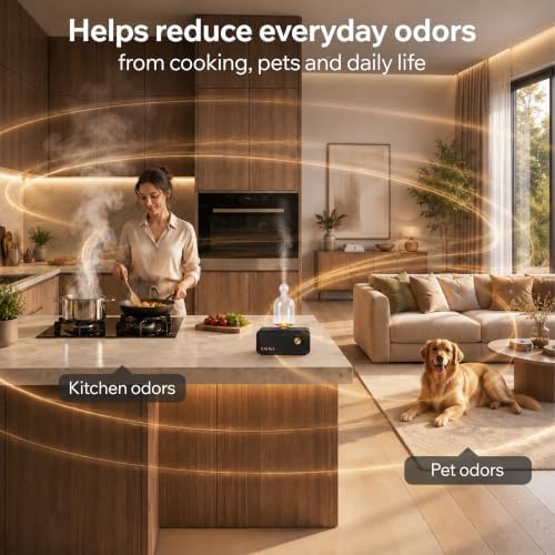 Nebulizing Waterless Essential Oil Diffuser, 700 Sq. Ft. Aromatherapy - Image 4