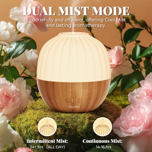 SALKING Essential Oil Diffuser for Home, 300ml Aromatherapy Diffuser Quiet - Image 3