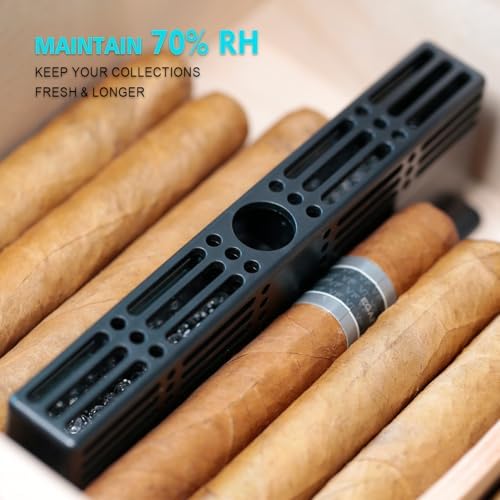 Humidor Cigar Humidifier,Cigars Humidor Humidifier, 3-Way Humidification System, Keep 70% RH, Humidity for 1-100 Cigars, Fit All Cigar Box, Safe for Cigars, Humidifier for Cigars Accessories - Image 3