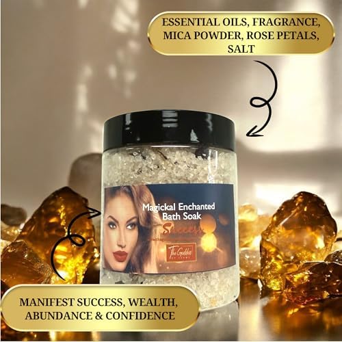 Success Bath Salts – Dead Sea Salt Bath Soak for Confidence, Motivation, Spiritual Cleansing & Ritual Use 12oz - Image 2