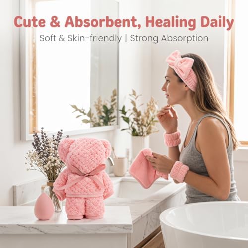 Birthday Gift for Women Friendship Women's Birthday Gifts Self Care Gift Get Well Relaxing Spa Gift Basket Set for Wife Mom Girlfriend Best Friend Sister Teen Girls Coworker (pink) - Image 5