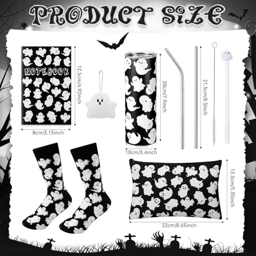 Panitay 6 Pcs Helloween Ghost Gifts Set for Women - Image 2