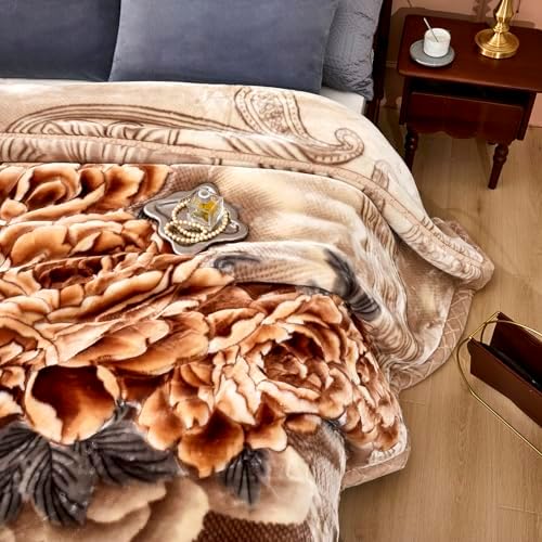 LGYKUMEG 6.6Lb Korean Mink Blanket Full Size 71×87 inch,2 Ply Mink Blanket for Sofas and Beds on Cold Nights (180×220cm3kg). - Image 7