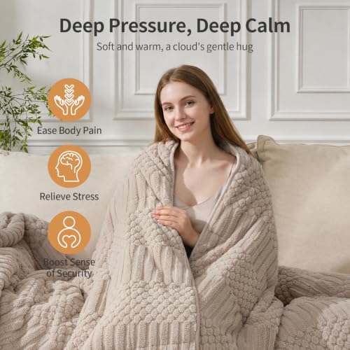 Uttermara Weighted Blankets for Adults Queen Size, 15lbs 60x80 inches - Image 4