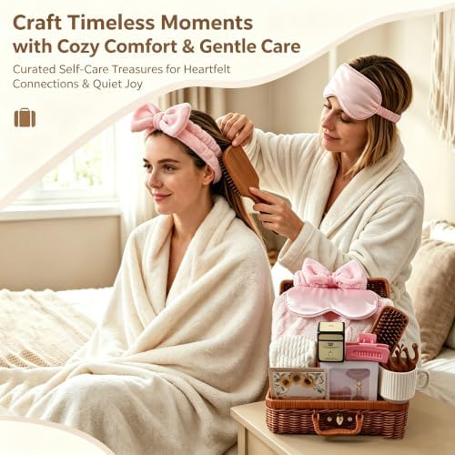 Birthday Gifts for Women 15-Pc Spa Gift Basket Package (Pink) - Image 5
