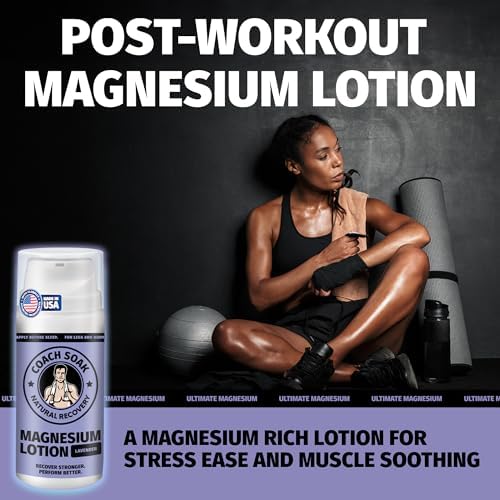 Coach Soak Magnesium Lotion with MSM & Menthol, Lavender 3.4 oz - Image 6