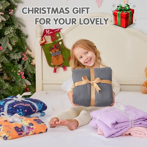 yescool Black Checkered Weighted Blanket 5 Pounds Plaid Weighted Throw Blanket, Heavy Blanket for Sleeping, Tartan Bed Blanket Gifts for 40-60lbs, 36"x48" - Image 4