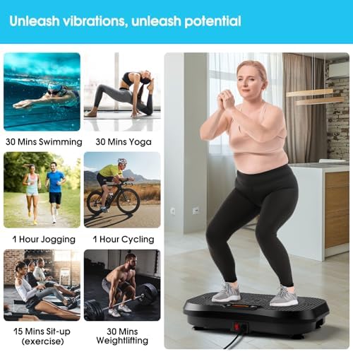 SoftGym Vibration Plate Exercise Machine for Lymphatic Drainage & Fitness - Image 4