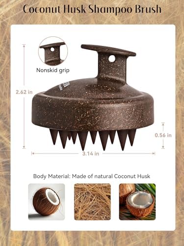 HEETA Scalp Massager Hair Growth Scrubber for Dandruff Removal Hair Care - Image 2