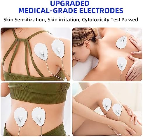 20-Pack TENS/EMS Unit Replacement Pad for More Than 30 Times Use, TEC.BEAN Latex-Free TENS Electrode Pads Set with Upgraded Self-Stick Performance, Compatible with MEDVICE,Belifu EMS Machine - Image 6