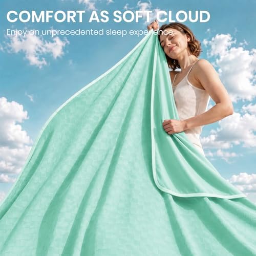 Topcee Cooling Blanket 108"x90" for Hot Sleepers Summer Cold Blanket - Image 6