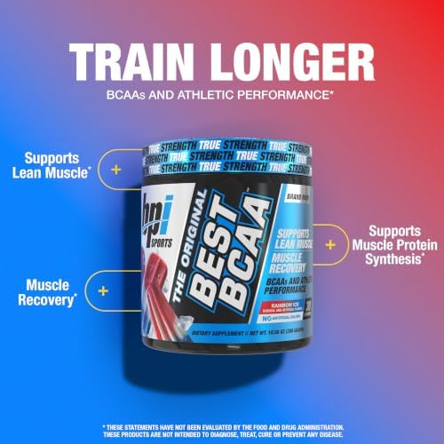 BPI Sports Best BCAA Powder Rainbow Ice (30 Servings) *Limited, 30 Servings - Image 5