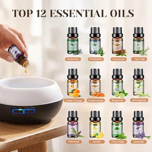 Hanolly Essential Oil Diffuser for Home 500ML - Image 5