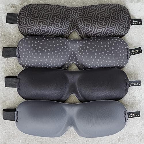 Bucky 40 Blinks No Pressure Eye Mask for Travel & Sleep, Granite Dots, One Size - Image 2