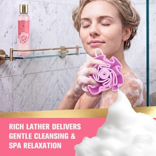 Gifts for Women, 6pc Rose Felt Storage Spa Gift Baskets for Women - Image 4