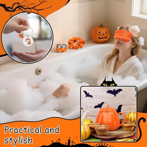 Boo Basket Stuffers for Women Halloween Gifts Basket, Orange - Image 5