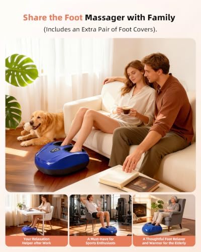 Shiatsu Foot Massager for Neuropathy with Heat and Remote Control - Image 6