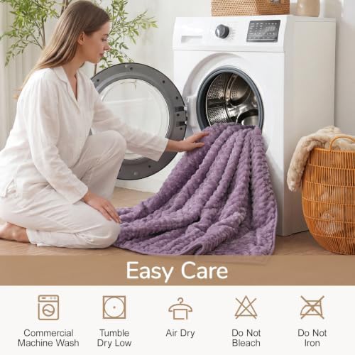 Cottonblue Weighted Blanket for Adult Queen Size 15lbs 60"x80", Soft Fleece - Image 6