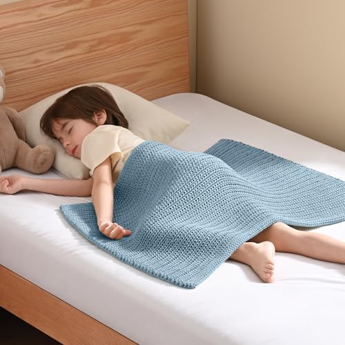 Guohaoi Knitted Weighted Blanket for Adults, 20"x30" 2lbs Full/Queen Size by GuohuoiHomeKitchen
