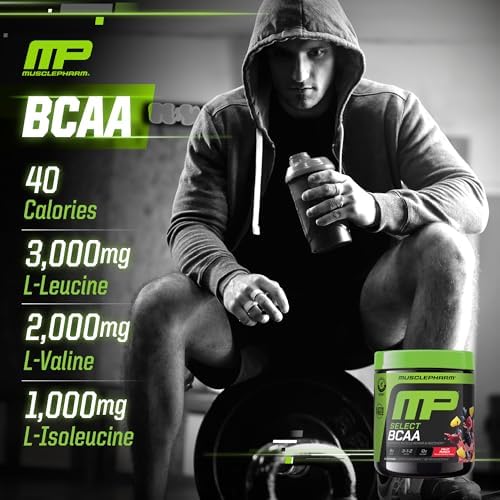 MusclePharm Essentials BCAA Powder, Pre & Post Workout Recovery Drink, Supports Muscle Recovery & Energy, Essential Amino Acids, 30 Serv, Fruit Punch - Image 5