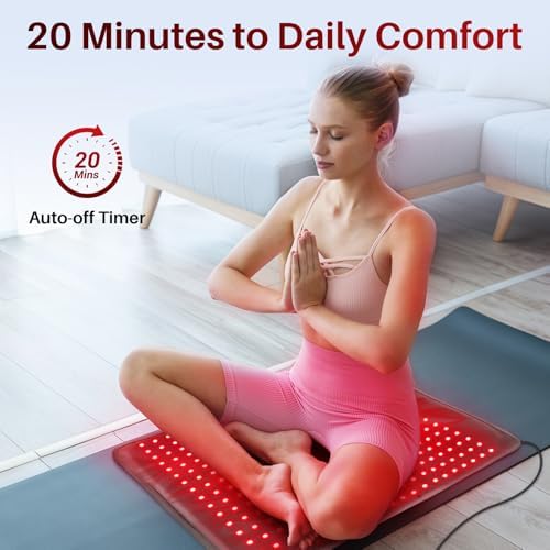 Comfytemp Red Light Pad for Body, 24'' x 17'', 660nm & Invisible 850nm - Image 5
