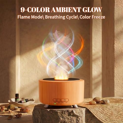500ML Retro Vinyl Essential Oil Diffuser for Home - Image 3