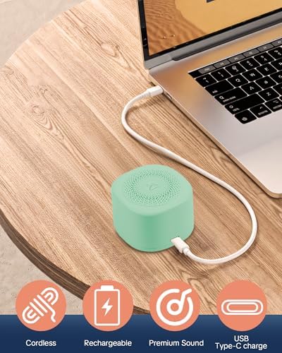 Travel White Noise Sound Machine 20 Sounds, Portable Sound Machine for Adults Sleep, Mini Sleep Aid with Adjustable Volume, 3 Timers, Colorful Night Light, Rechargeable for Baby, Home, Registry Gift - Image 6
