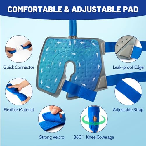 GALINAND Ice Machine for Knee After Surgery 2.0, FSA Eligible HSA, Portable Cold Therapy Machine for Knee Replacement, Ice Therapy for Post Surgery, Cryotherapy System, Ice Compression for Recovery - Image 6