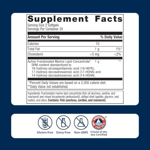 Metagenics SPM Active Specialized Pro-Resolving Mediators, 60 Softgels - Image 6