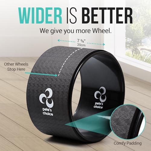 Yoga Wheel Set - Extra Wide Jumbo Wheel & Mini Massage Wheel - Image 3