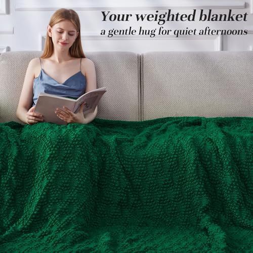 Anysay Knitted Weighted Blanket for Adult, Chunky Knit Throw 36''*48'' 3lbs - Image 2
