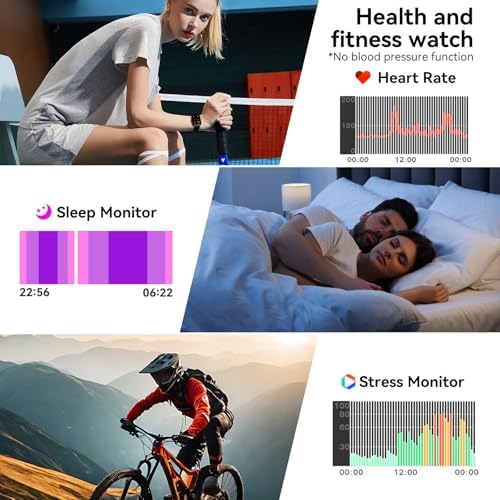 Smart Watch for Men Women, 1.83" HD Touch Screen with Bluetooth Call, IP68 Waterproof, 140+ Sport Modes, Fitness Tracker with Heart Rate & Sleep Monitor, Pedometer, Compatible with Android iPhone - Image 5