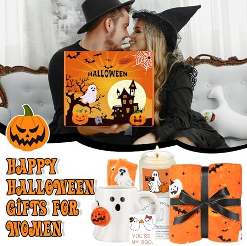 Vesici Boo Basket Stuffers for Women Cute, Halloween Basket Set Gift - Image 6