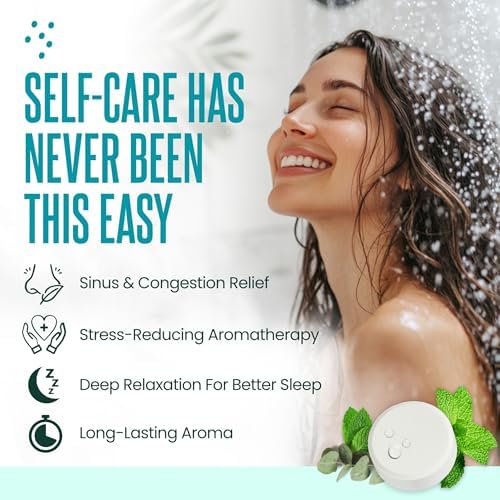 Cleverfy Eucalyptus Shower Steamers, Aromatherapy Gifts for Men, 18 Tablets - Image 3