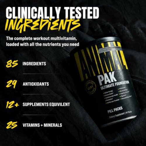 Animal Pak Multivitamin Supplement for Men & Women | 30 All-in-1 Pill Packs - Image 5